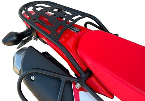 Pmracks CRF300L Rally Porte-bagages arrière (2021 à aujourd'hui) - Porte-bagages arrière pour moto Honda CRF 300L Rally 2021 2022 2023 - Accessoires CRF300L