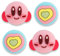 Owngen Cute Thumb Grip Caps for Nintendo Switch/Lite/OLED, Kawaii Magic Moon Joy-Stick Button Stick Cover 3D Analog Ergonomic Cap for NS Controller Joy-Cons (Pink)