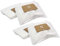 vhbw 20x Sacs compatible avec Rowenta Dymbo RS 005...099 aspirateur - microfibres non tissées, 31cm x 22cm, blanc