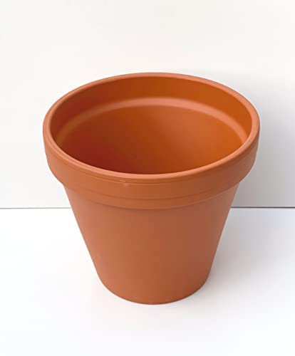Spang Premium Terracotta Plant Pot - Large 24cm W x 21cm H (F24) (1 POT)