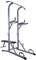 ScSPORTS® Power Tower - mit Hantelbank, Dip Station, Klimmzugstange, Hantelablage, Liegestützgriffen, bis 120 kg, Stahl, Grau - Gymtower, Kraftturm, Multifunktionale Kraftstation, Pull Up Bar