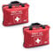Erste-Hilfe-Tasche mit Sofort-Kältekompressen, Rettungsdecke und Pflastersortiment - umfangreich gefüllt - Set - Zuhause & Outdoor (2 Stück)