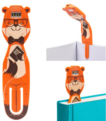 Luz de Lectura Recargable Flexilight | Marcador y Luz de Lectura 2 en 1 | Lámpara LED con Clip | Luz de Libro para Leer para Niños, Adultos | Accesorios Libros | Regalo Lectores