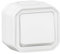 Pulsador NO con indicador luminoso Plexo Legrand - 10 A - IP55 - Completo - Sobresaliente - Blanco