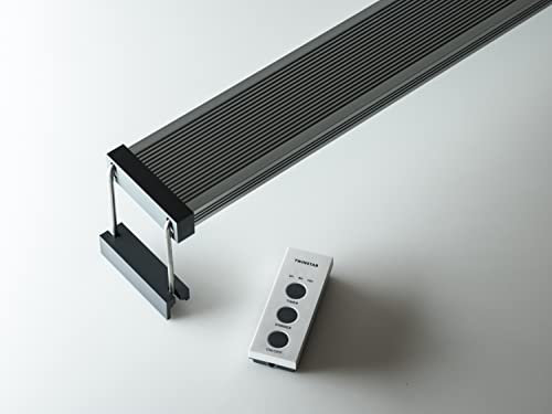 TWINSTAR Light II A-line: luz de acuario de agua dulce para peces y plantas | Espectro completo RGBW | Mando incluido | Ajustable | 11-44W (90-100cm | 33W)