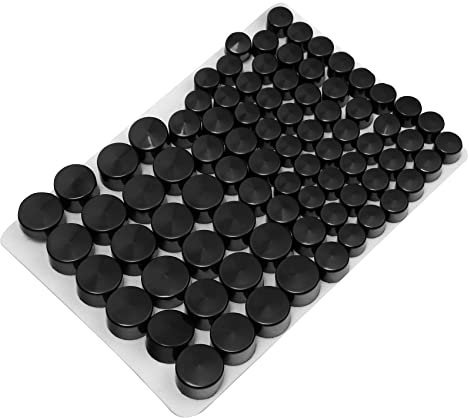 XMT-MOTO Kit de cache-boulons de moteur pour moteurs Boulon de moteur Harley Evolution et Twin Cam - Noir