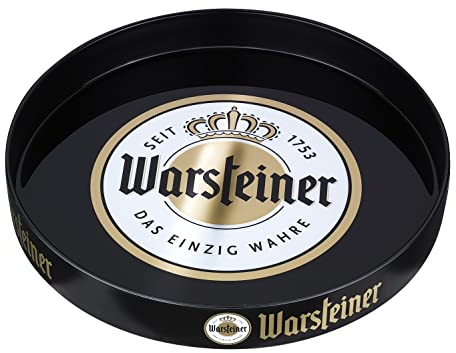 WARSTEINER Serviertablett schwarz hoch Ø32 cm
