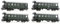 Roco 74026 H0 4er-Set Spantenwagen der ÖBB