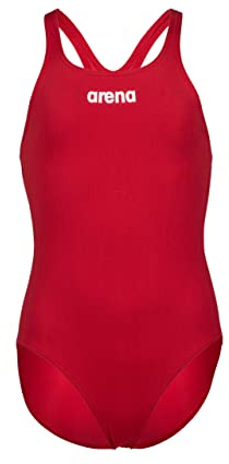 ARENA Solid Swim Pro Team Einteiliger Badeanzug für Mädchen, Schnelltrocknender Badeanzug, Sportliche Badebekleidung MaxLife Eco-Gewebe mit Maximaler Chlorbeständigkeit und 50+ UV-Schutz