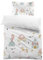 MUSOLEI Copripiumino singolo principessa bambina Set copripiumino bambina Copripiumino 135x200 cm e Federa 50x80cm Biancheria da letto Microfibra Completo letto singolo bambina