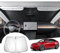 GAFAT Tesla Model Y Juniper 2025 2026/Model 3 Highland 2017-2025 2026 Parasol Lunas delanteras, Model 3 Highland Parabrisas Protección Solar, Protección UV Refrigeración, Tesla Model Y 2025 Accesorios