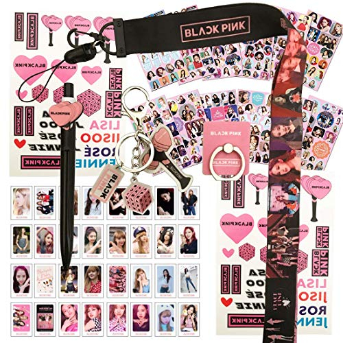 BP Gifts Set- 32 BP Lomo-Karten, 12 Blatt Aufkleber, 1 Handyhalter, 1 Lanyard Schlüsselband, 1 Schlüsselbund,1 Stift, 2 Tattoos