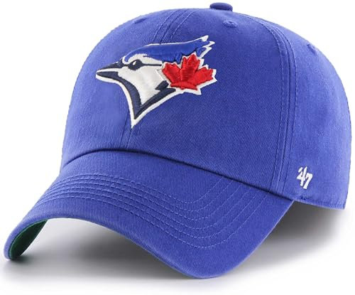 47 MLB Baseballkappe, Team-Farbe, Primär-Logo, Franchise, Unisex, Erwachsene, Toronto Blue Jays - Blau, M