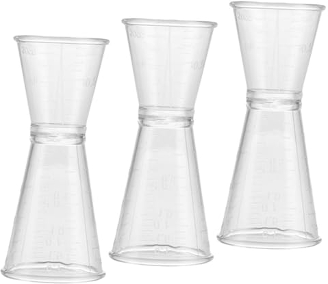 TOPBATHY 3pezzi Misurino Per Barman in Plastica Robusta Misurino Per Cocktail Da Dispositivo Di Misurazione Per Bevande