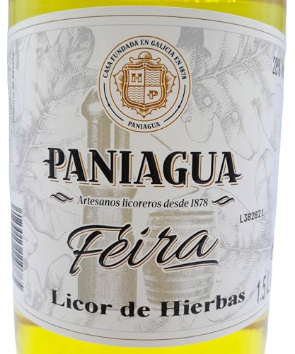 Licor de Hierbas Paniagua - Botella Pet de 1,5 Litros - Licor de Hierbas Tradicional