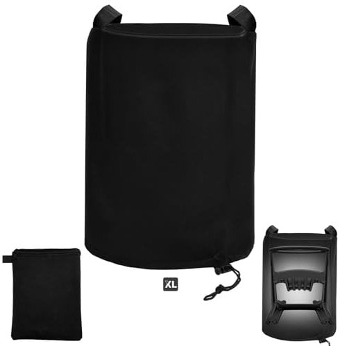Qinfly Kindling Splitter Cover, 13.4 x 20, 600D Oxford Cloth, Black, Waterproof