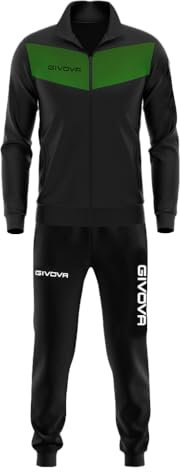 GIVOVA TUTA VISA TRIACETATO NERO/VERDE Tg. 3XL