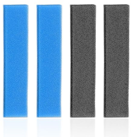 HAVANSIDY Ersatz-Luftfilter, Kompatibel mit Mitsubishi Electric MAC-2300FT-E MAC-3000FT-E, 21,6 cm, 4 Stück, Aktivkohle und Enzymfasern