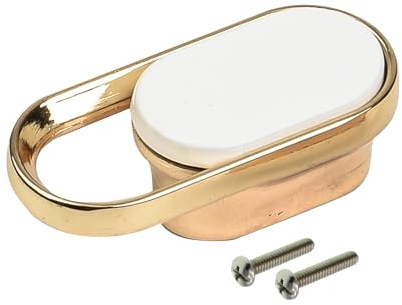 Highdecora Cabinet Door Knobs and Handles, Cupboard Drawer Pulls, 6 Pack (55mm-White)