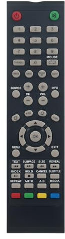 ALLIMITY Telecomando Compatibile con ZEPHIR HD TV ZVD55UHD ZV32HD ZVD50UHD ZHS50UHD ZV32HDS2 ZV32HD-S2