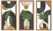 Yixuan 3 Pezzi Sculture a Parete Decorative in Legno, Decorazione Parete Bohémien, Decorazione Artistica da Parete, Arte Murale Geometrica Moderna per Soggiorno, Camera da Letto, Ingresso o Ufficio