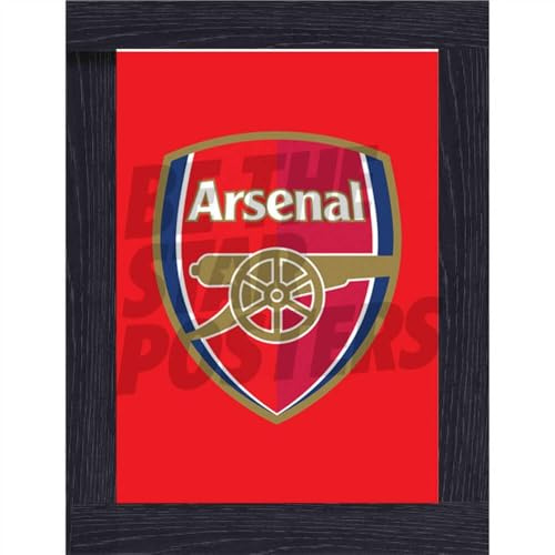 Poster Arsenal FC Wappen gerahmt A4