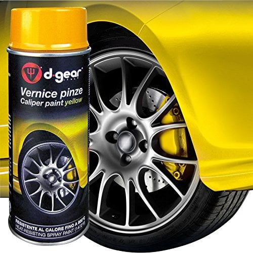 High Temperature Brake Callipers Paint 800 °C for Car Motorcycle Scooter Boat (Yellow)
