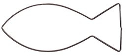 Christen - Fisch 4,8 cm Ausstecher Ausstechform Keksausstecher Edelstahl
