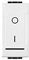 LineteckLED -LNT 802B- Serie Completa Materiale Elettrico Fai da Te- Interruttore Bianco Illuminabile Bipolare 16A 250Vac Compatibile living
