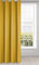Eurofirany Logan Vorhang Blickdicht, Blackout, Satin Verdunkelungsvorhang mit Ösen-1 STK. Ösenvorhang, Elegant, Glatt, Einfarbig, Wohnzimmer, Schlafzimmer, Senfgelb, 135x250 cm