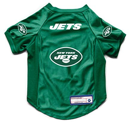 Littlearth New York Jets NFL Stretch Pet Jerseys for Big Dogs
