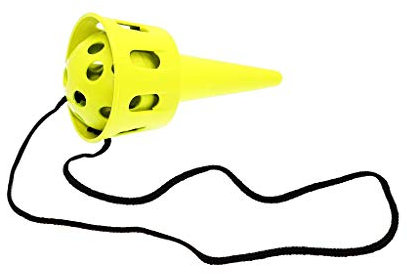 Pre-Sport Unisex-Jugendbecher und Ballfänger, Einheitsgröße, Gelb