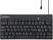 Perixx PERIBOARD-422 - Mini teclado USB-C, conexión USB tipo C, diseño italiano, negro