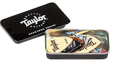 Taylor Pick Tin Sampler Darktone Series, Gitarre Plektrum