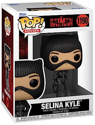 Funko POP! Movies: DC the Batman - Catwoman - Selina Kyle - 1/6 Odds for Rare Chase Variant - Collectable Vinyl Figure - Gift Idea - Official Merchandise - Toys for Kids & Adults - Movies Fans