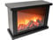 Ideen mit Herz LED-Kamin | Deko Kaminfeuer | elektrisch | batteriebetrieben | ohne Heizung | realistischer Feuer-/Flammen-Effekt | 30 x 11,5 x 20cm | mit Timer-Funktion (6 Stunden AN | 18 Stunden AUS)