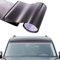 YlRNhe Anti-Glare Strips Car Windscreen Sun Visor Strips Tint Film Gradual Colour Shiny DIY Car Windscreen Protection Shade Sticker 7.87 x 59.05 Inches (Black)