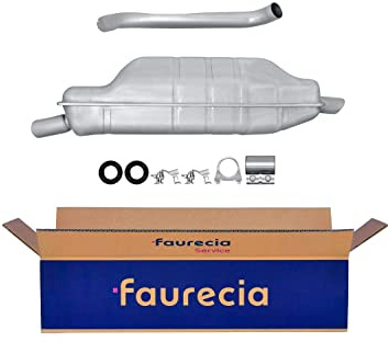 HELLA 8LD 366 026-971 Endschalldämpfer - Easy2Fit® Kit - hinten - zweiteilig - Set mit Anbauteilen - für u.a. BMW 5 Touring (E34)