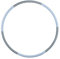 Relaxdays Hula Hoop Reifen, 95 cm Ø, Fitnessreifen für Erwachsene, Massagenoppen, zum Abnehmen, Bauchtraining, blau/grau