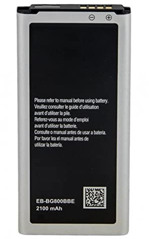 Audiosystem Batteria Compatibile Con Samsung S5 Mini Sm-G800 Eb-Bg800bbe 2100mah G800f