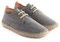 Alpargatas para Hombre de Yute y Tejido Terra. Hecha a Mano. Zapato Casual Tipo Blucher con Cordones Flexible Suave y Transpirable. (Gris, Numeric_42)