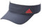 adidas Women's Aeroready C Squad Visor, Adjustable Strap - Deepest Grey/Red