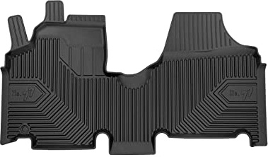 FROGUM No.77 Gummimatten Ganzjahresset von Auto Fußmatten Autofussmatten für Peugeot Expert II 2006-2016 | Langlebiges TPE Material