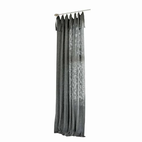 Loberon Vorhang Pont-Arcy, grau | dezente Struktur, lichtdurchlässig, leichte Abdunklung, Gardine, Wohnakzent, Baumwolle, Polyester