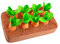 Baoblaze Plüsch-Karotten-Spielzeug, Entwicklungs-Puzzle-Spielzeug für Indoor-Freizeit, Sortierspiel, Ernte, 8 Karotten