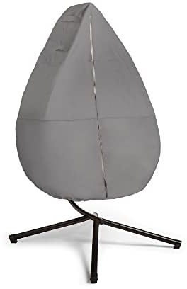 VonHaus Waterproof Egg Chair Cover - Premium Heavy Duty, Breathable 420D Oxford Fabric Protection for Hanging Chairs/Garden Seats (H191/171 x D360cm)