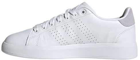adidas Damen Advantage Premium Leather Shoes Schuhe, Cloud White/Cloud White/Silver Dawn, 41 1/3 EU