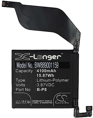 vhbw batteria compatibile con Vivo X60t Pro+ 5G smartphone cellulare (4100mAh, 3,87V, Li-Poly)