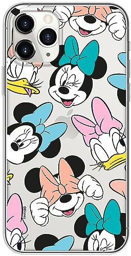 ERT GROUP mobile phone case for Iphone 11 PRO original and officially Licensed Disney pattern Disney Friends 018 optimally adapted to the shape of the mobile phone, partially transparent