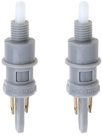 ECSiNG 2 Uds Interruptor de Luz de Freno de Disco para Scooters de 50CC Reemplazo de Plástico de Rosca de 6mm Interruptor Normalmente Abierto Conjunto de Interruptor de Lámpara de Parada